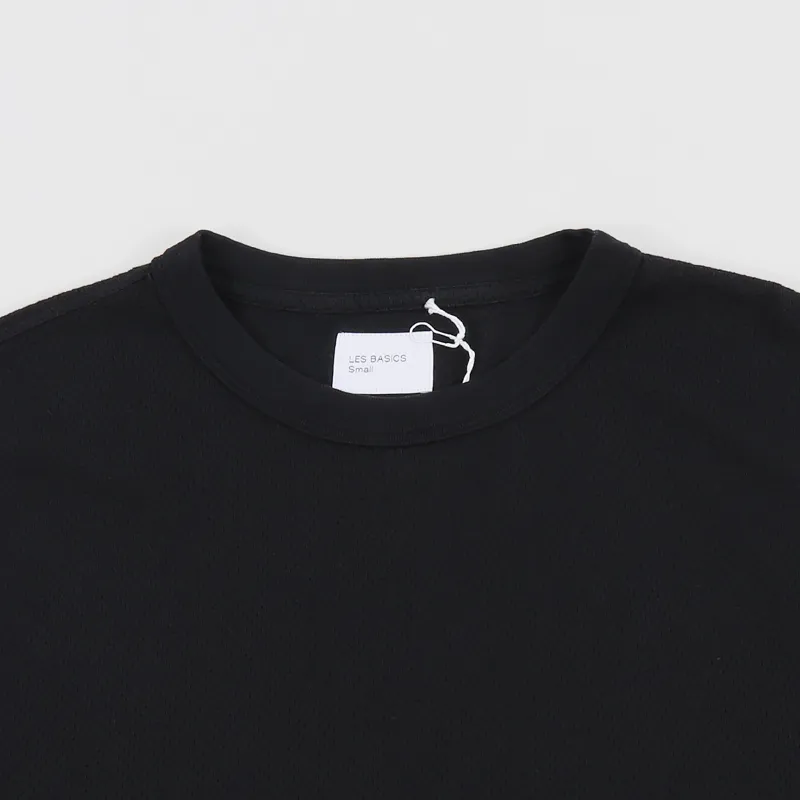 Les Basics Le Long Sleeve T Shirt Black-1