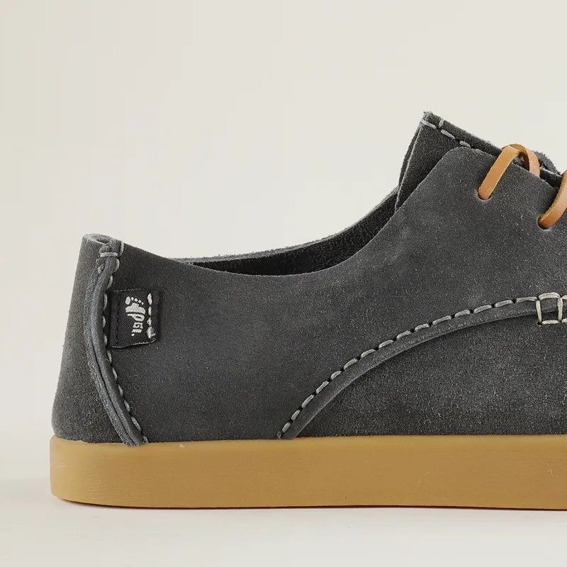 Yogi Footwear Lennon Suede Shoes Charcoal-1