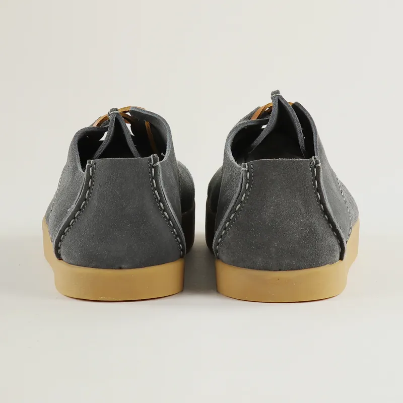 Yogi Footwear Mens Desert Lennon Suede Shoes Charcoal Grey