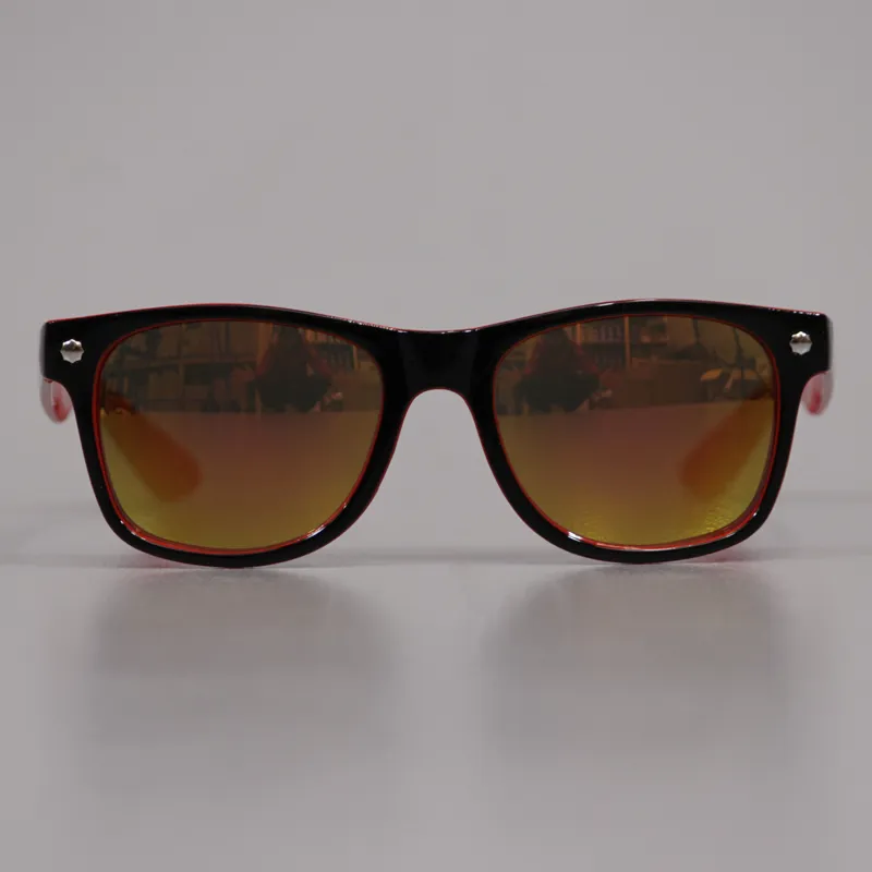 Glassy Sunhaters Leonard Sunglasses Black Red-2