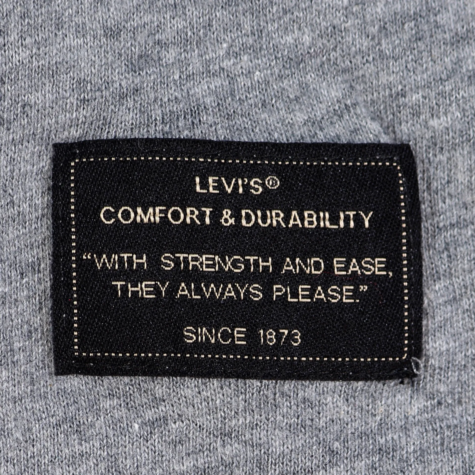Levis Skate Pocket T Shirt Lead Grey