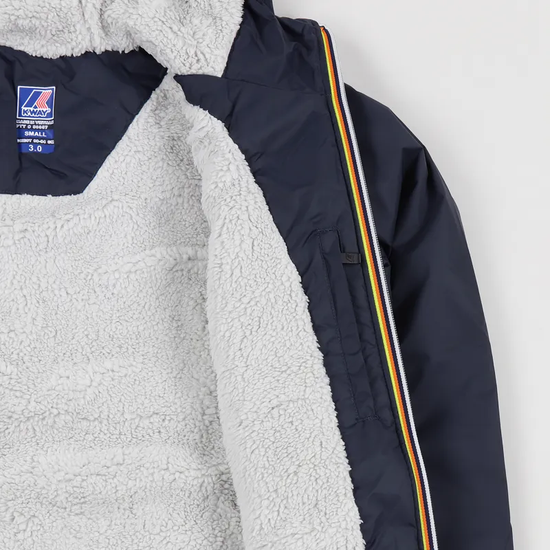 K-Way Le Vrai 3.0 Claude Orsetto Jacket Depht Blue-3