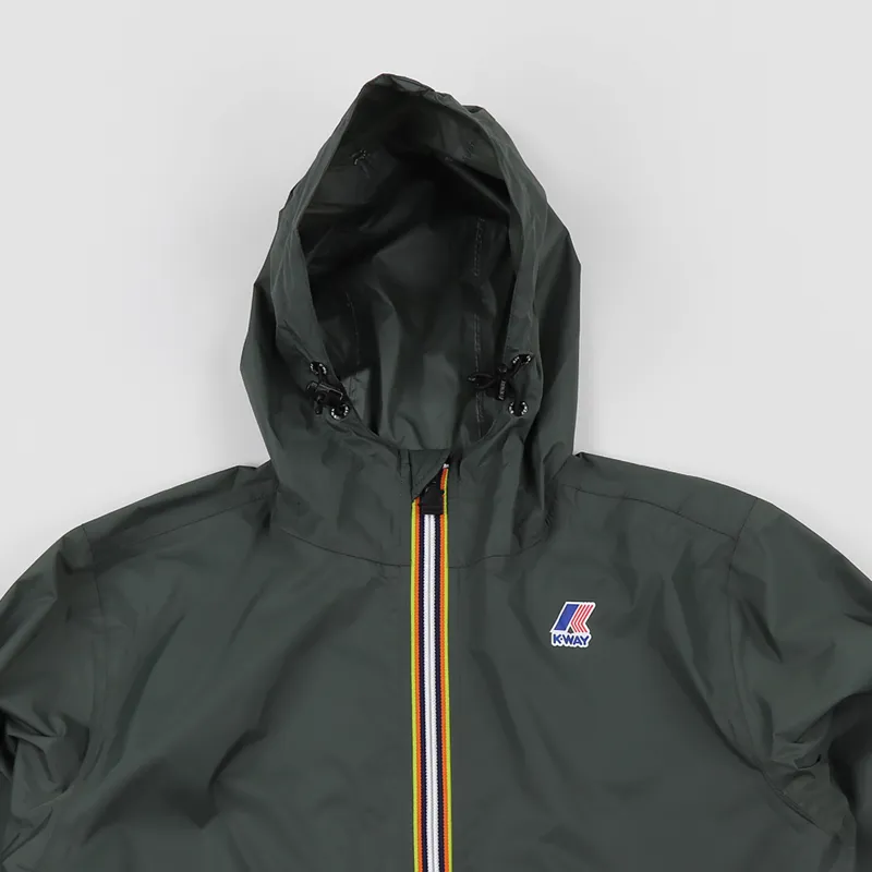 K-Way Le Vrai Eiffel 3.0 Jacket Trench Coat Black Torba Green