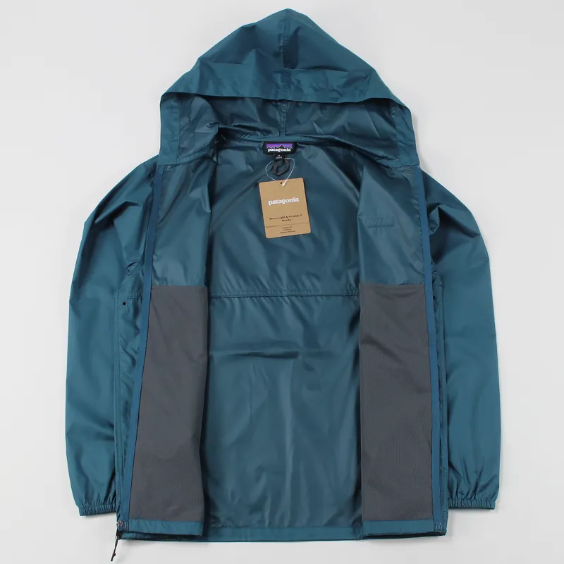 Patagonia Mens Light And Variable Hoody Jacket Bay Blue