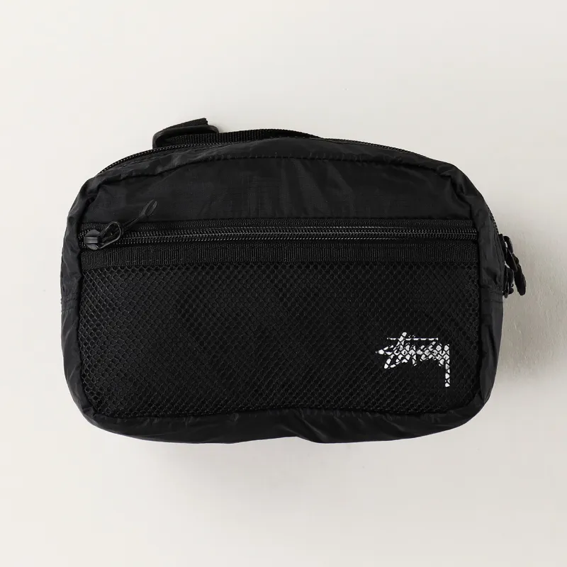 Stussy Light Weight Waist Bag Black-1