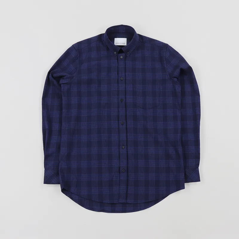 Samsøe And Samsøe Liam BA Check Shirt Dark Sapphire