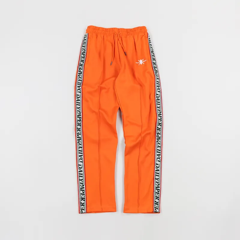 Officer Kakadu etage Daily Paper Mens Tapered Liba Tracksuit Track Pants Orange