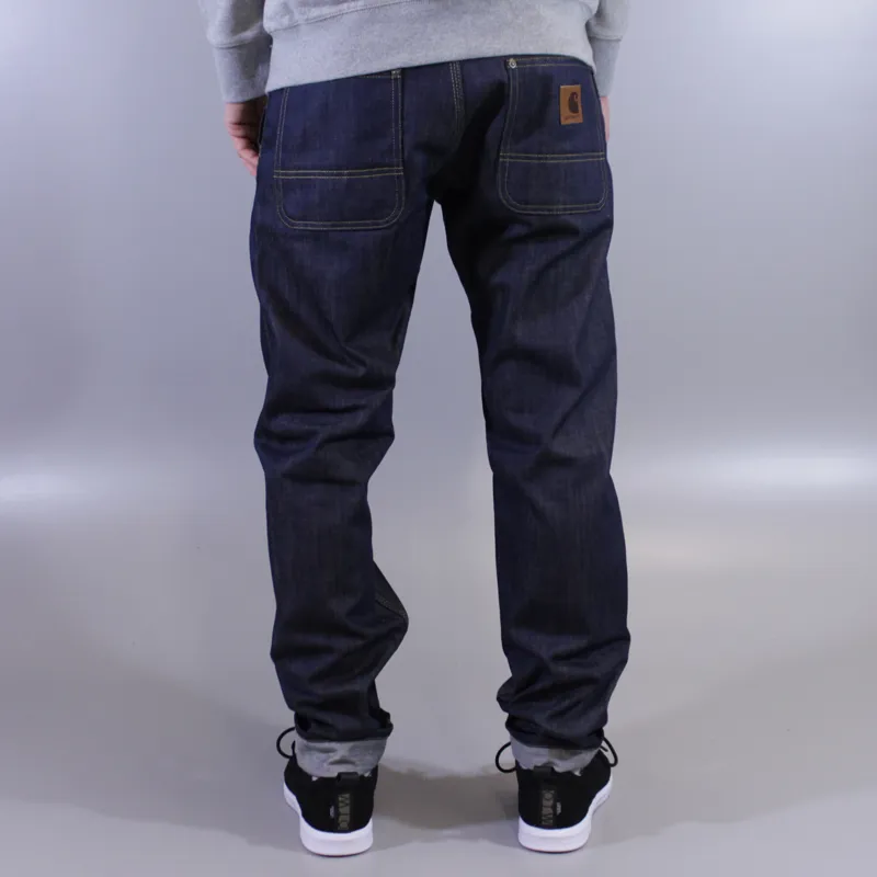 Carhartt Lincoln Simple Pant El Cajon Blue Rigid Denim Cotton 10o