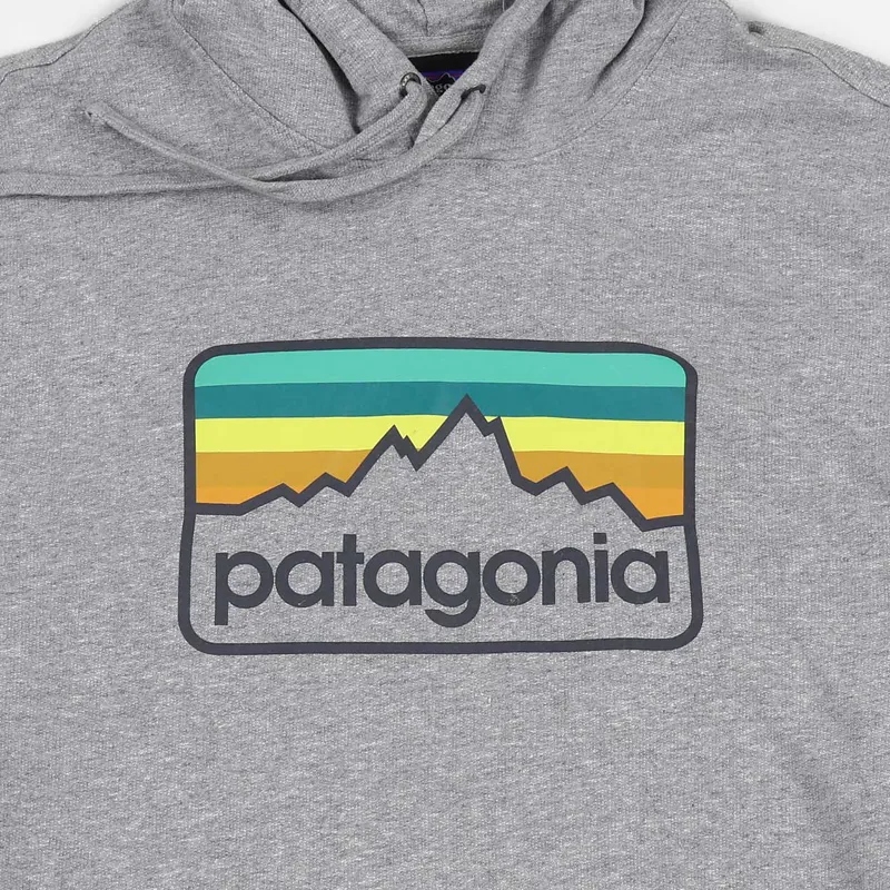 Patagonia Line Logo Badge Lightweight Hoody Feather Grey-1