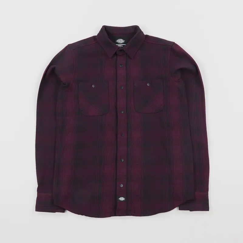 Dickies Linville Shirt Maroon