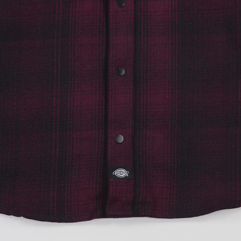 Dickies Linville Shirt Maroon-2