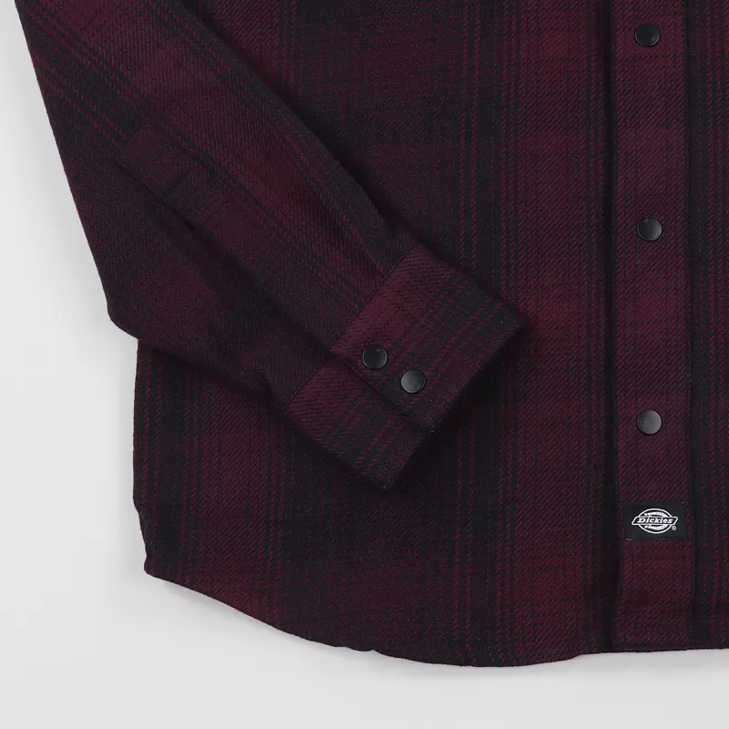 Dickies Linville Shirt Maroon-3