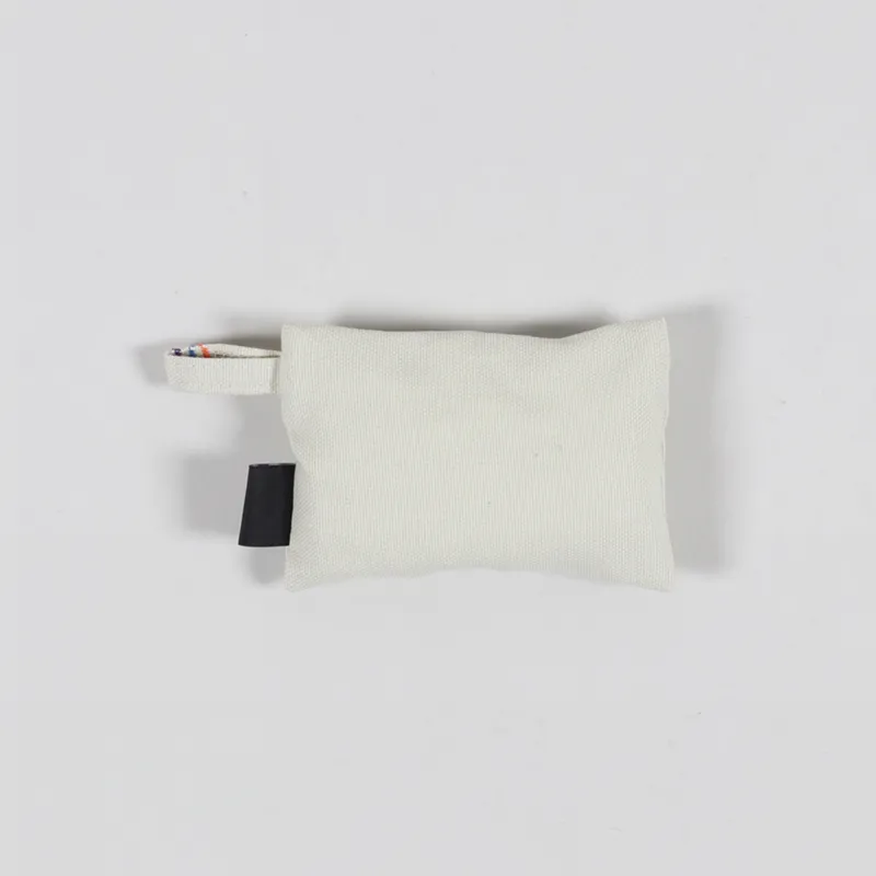 Patagonia Small Zippered Canvas Pouch P6 Logo Bleached Stone