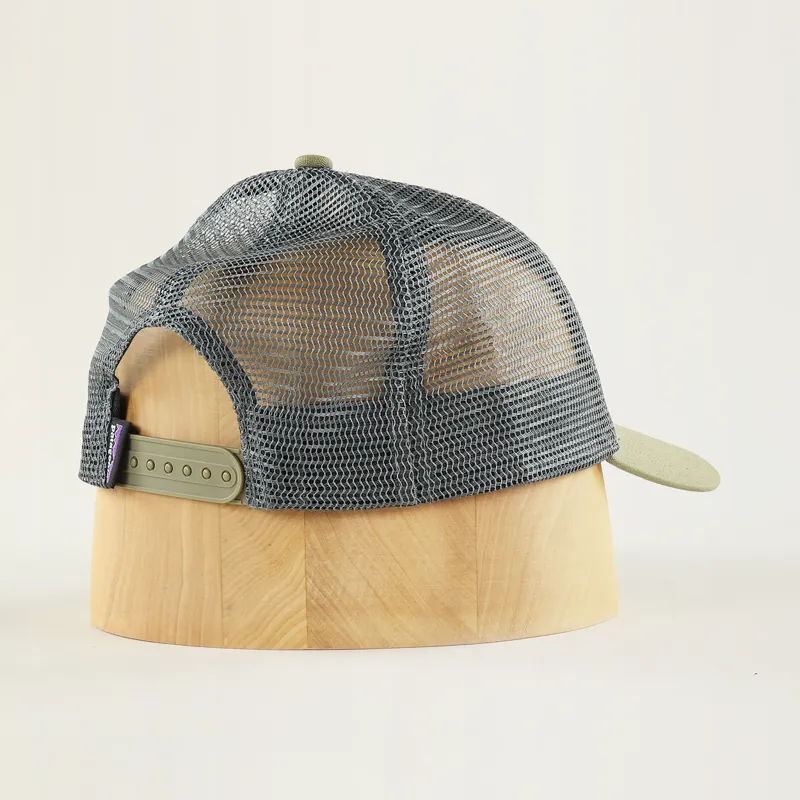 Patagonia Line Logo Ridge LoPro Trucker Hat Sage Khaki-1