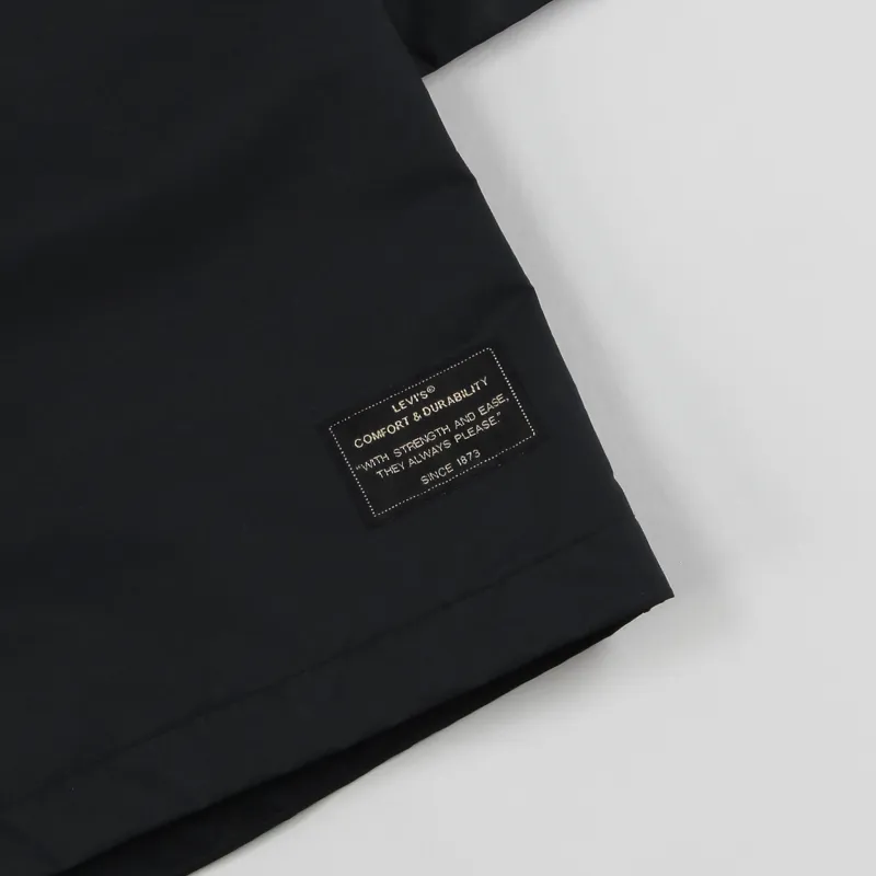 Levis Skate Long Coaches Jacket Jet Black-1