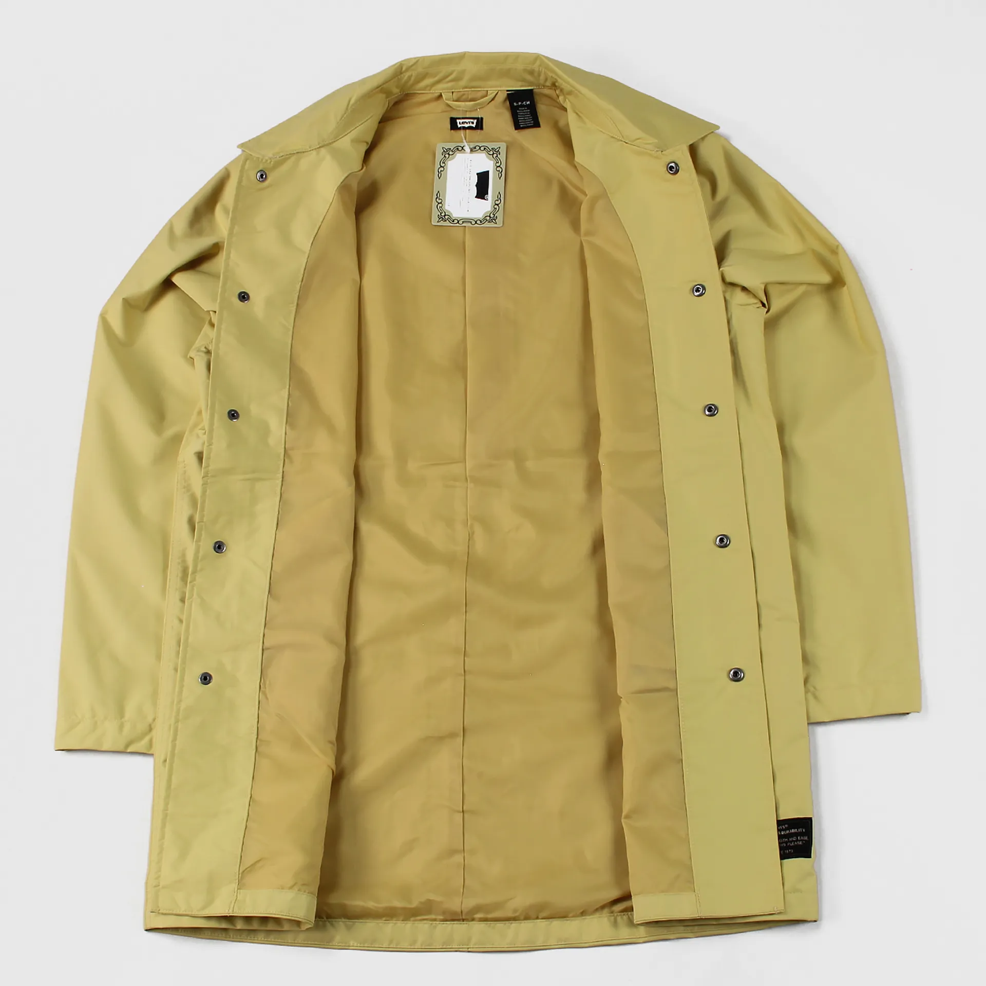 Levis Skate Long Coaches Jacket Yellow