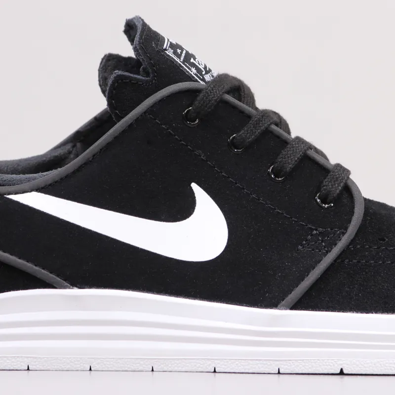 Nike SB Lunar Stefan Janoski Shoes Black White-2
