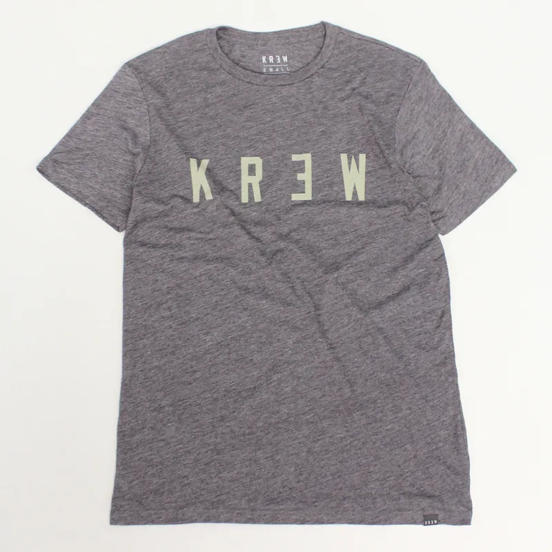 KR3W Locker T Shirt Charcoal Heather