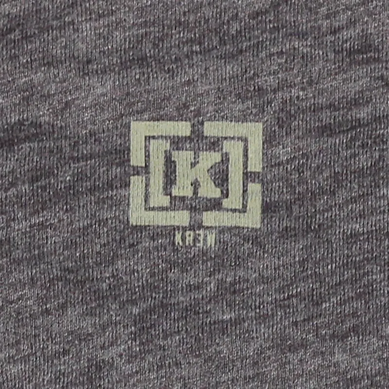 KR3W Locker T Shirt Charcoal Heather-2