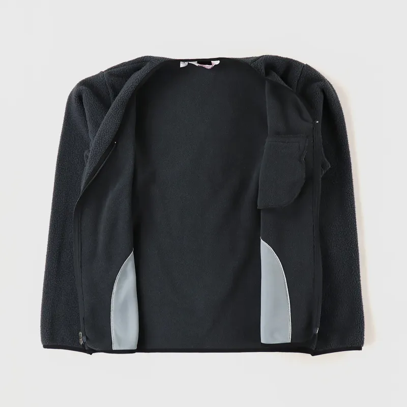 Battenwear NYC Mens Logo Lodge Cardigan Jacket Charcoal Grey