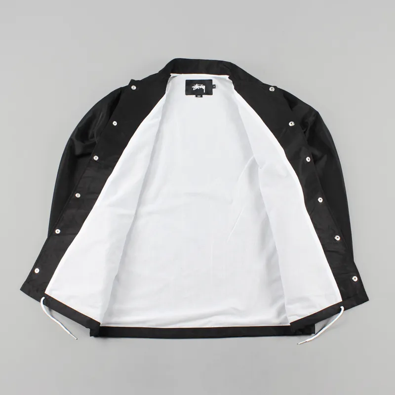 Stussy Logo Coach Jacket Black-5