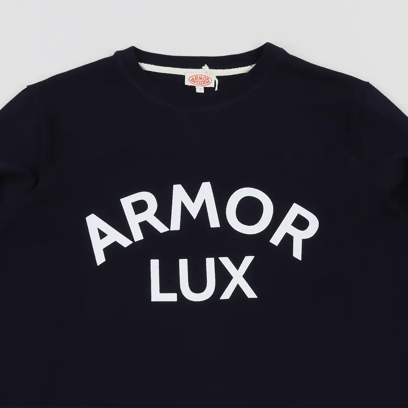 Armor Lux Heritage Logo Sweatshirt Navire-1