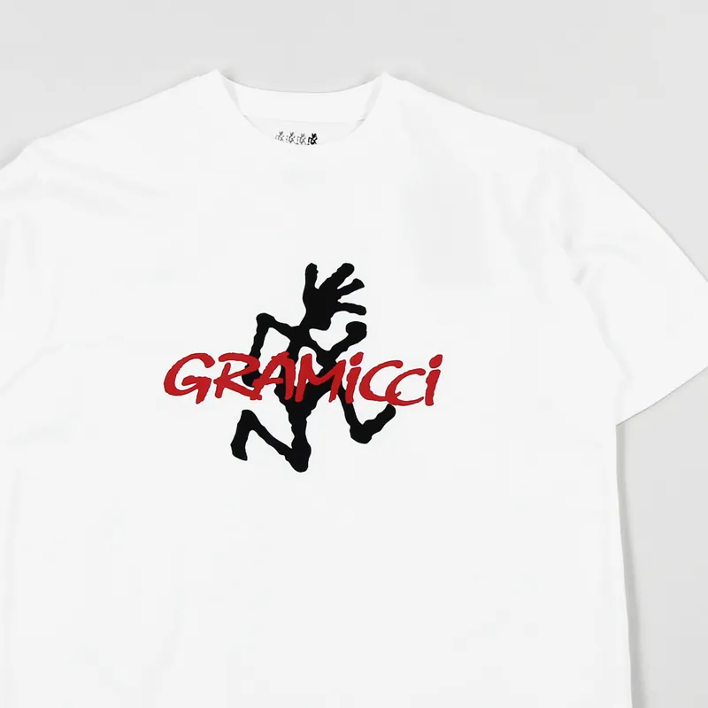 Gramicci Logo T Shirt White-1