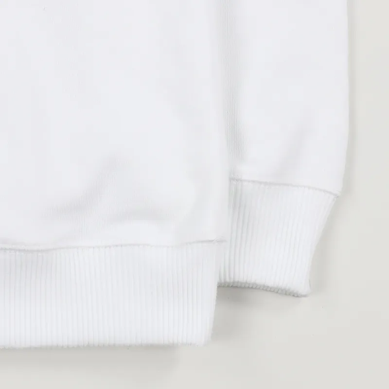 Maharishi Long Redacted Miltype Crew Sweatshirt White-3