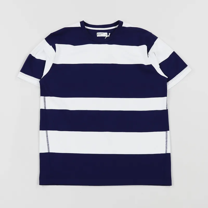 Universal Works Loose T Shirt Ecru Blueprint