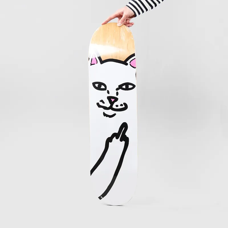 Ripndip Skateboarding Lord Nermal Graphic Skate Deck Natural