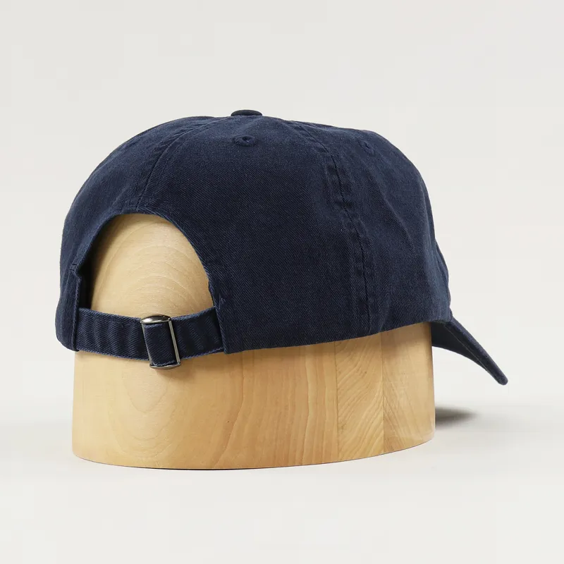 Wood Wood Low Profile Cap Navy-1
