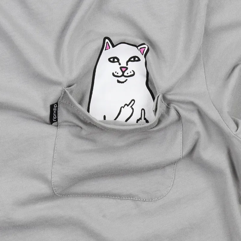 Ripndip Lord Nermal Pocket T-Shirt Grey-2