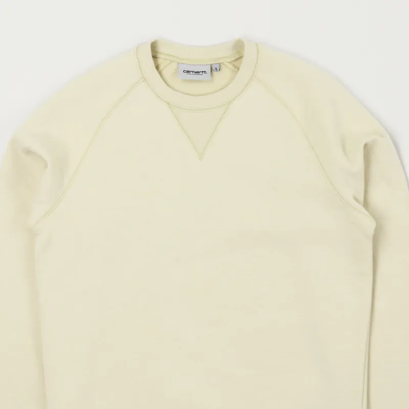 Carhartt WIP Chase Sweat Flour Gold-1