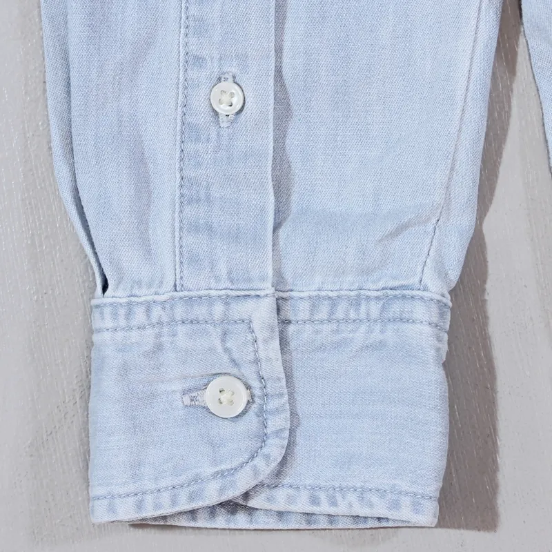 Carhartt Civil Denim Shirt Blue Stone Bleached-4