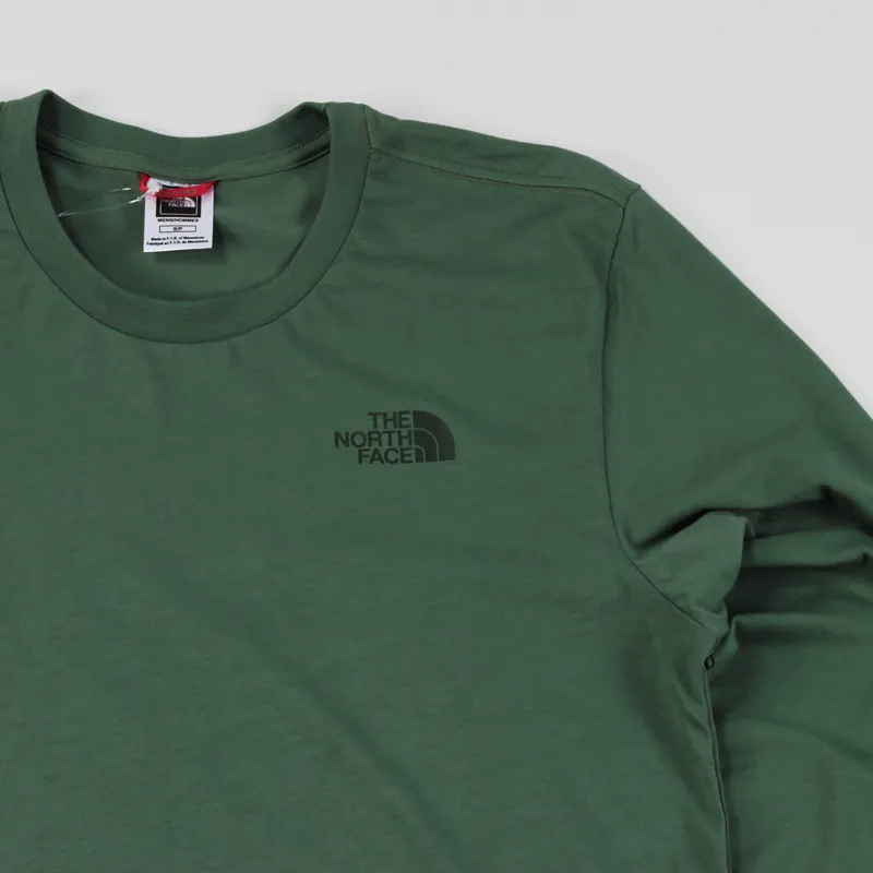 The North Face Long Sleeve Easy T Shirt Duck Green-1
