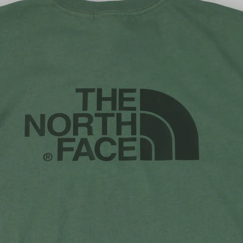 The North Face Long Sleeve Easy T Shirt Duck Green-3
