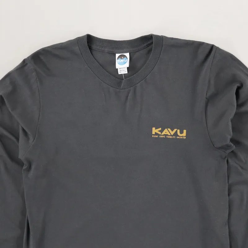 Kavu Long Sleeve Etch Art T Shirt Asphalt-2