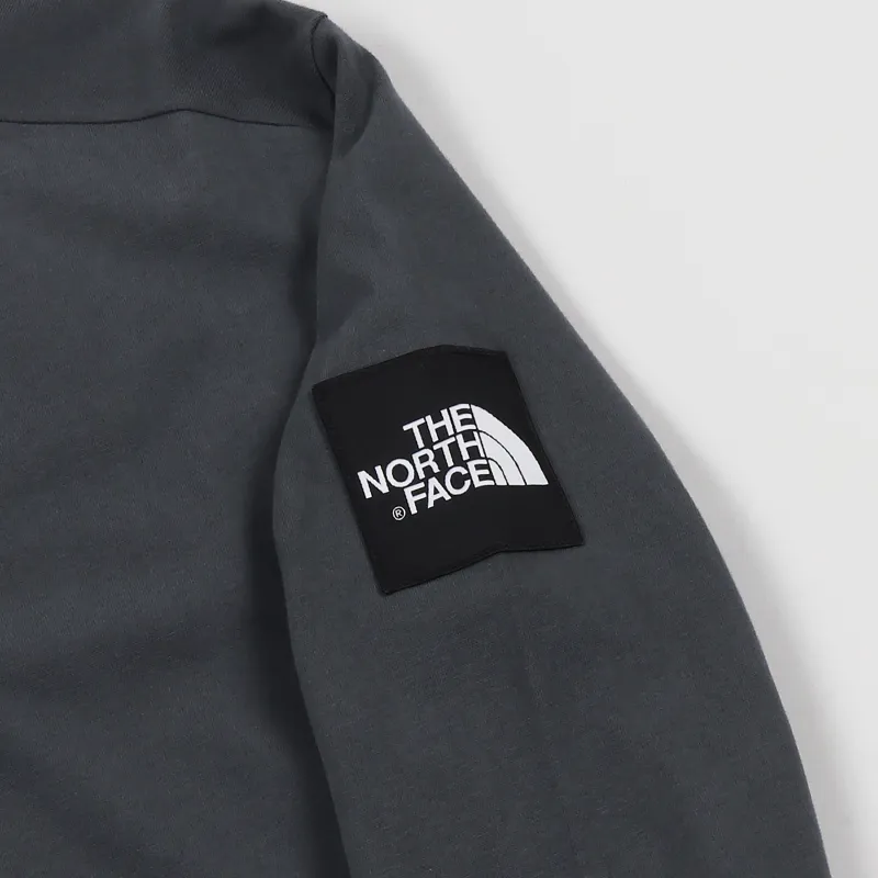The North Face Black Label Fine 2 Long Sleeve T Shirt Asphalt Grey-2