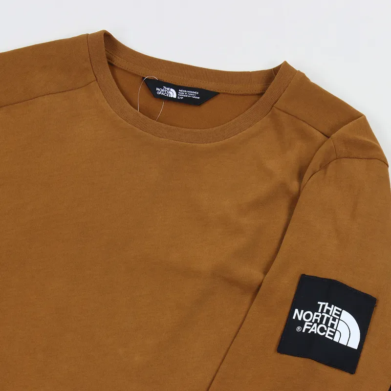 The North Face Black Label Fine 2 Long Sleeve T Shirt Caramel Cafe-2