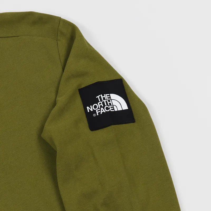 The North Face Black Label Fine 2 Long Sleeve T Shirt Fir Green-2