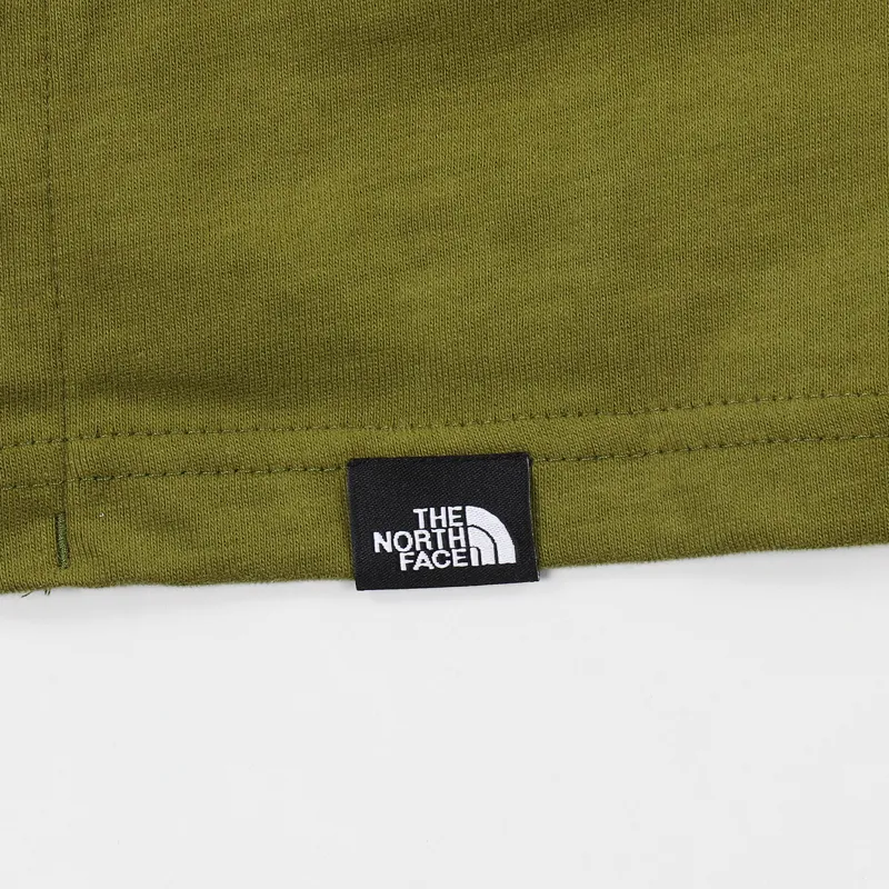 The North Face Black Label Fine 2 Long Sleeve T Shirt Fir Green-3