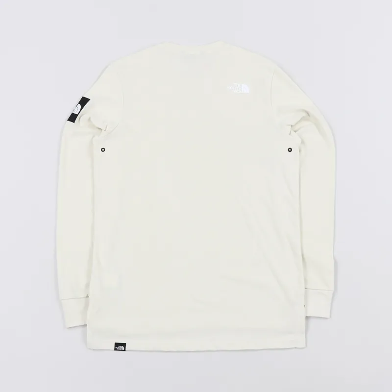 The North Face Mens Black Label Fine 2 LS T Shirt Vintage White