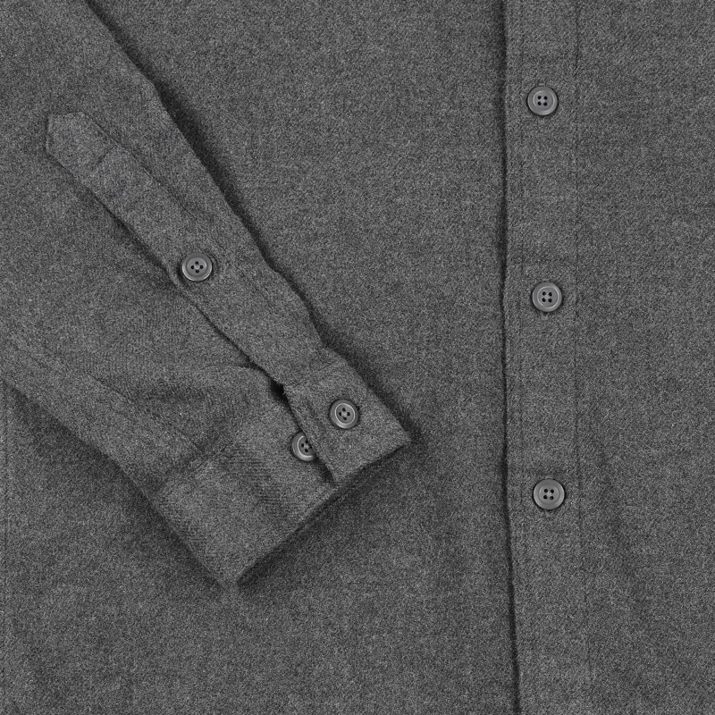 Patagonia Long Sleeve Fjord Flannel Shirt Forge Grey-3