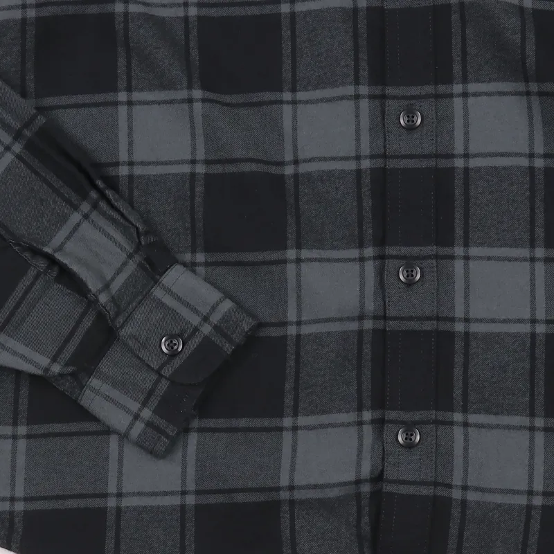 Carhartt WIP Josh Long Sleeve Shirt Checked Blacksmith-2