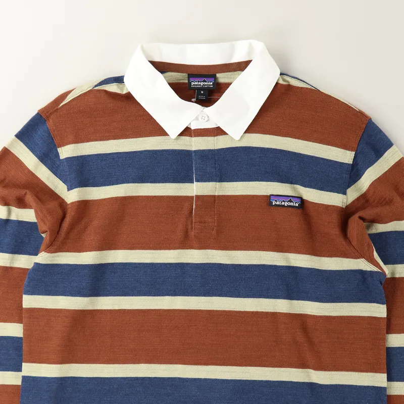 Patagonia Long Sleeve Lightweight Rugby Shirt Sisu Brown-1