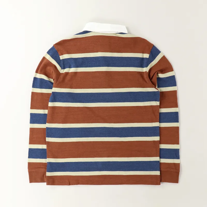 Patagonia Long Sleeve Lightweight Rugby Shirt Sisu Brown-3