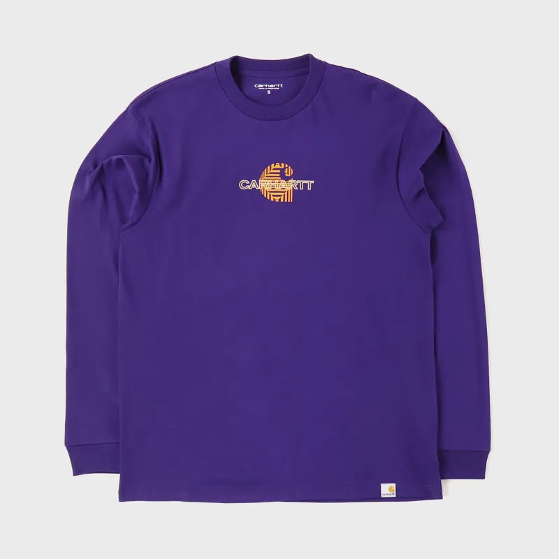 Carhartt WIP Long Sleeve Mind T Shirt Royal Violet-1