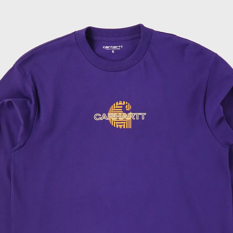 Carhartt WIP Long Sleeve Mind T Shirt Royal Violet-2