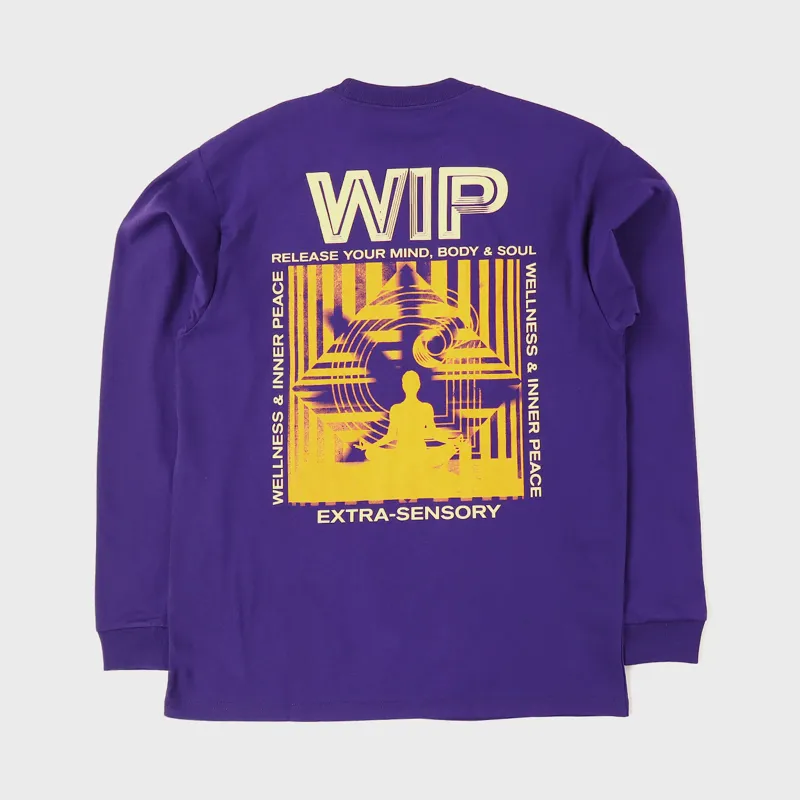 Carhartt WIP Long Sleeve Mind T Shirt Royal Violet