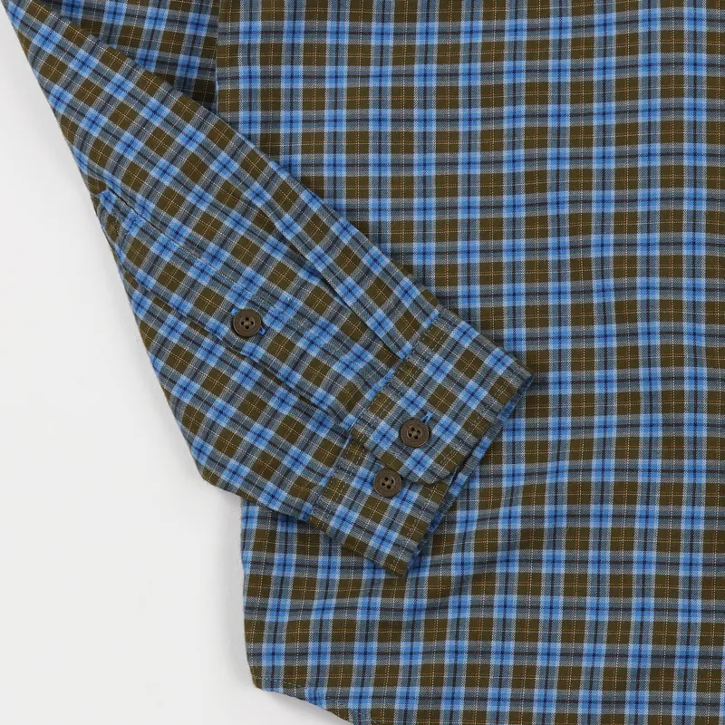 Patagonia Pima Long Sleeve Shirt Sticks Lumi Blue-2